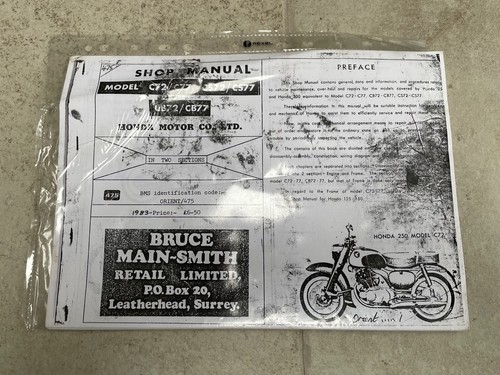 Copy honda cb72 cb77 - cb72, c72