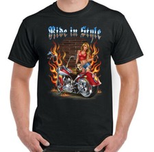Biker T-Shirt Mens Funny
