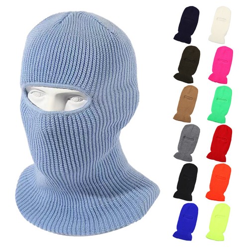 Hole ski mask - mask, knitted