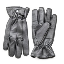 Mens Black Leather Gloves